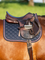 Tommy Hilfiger Equestrian SS24 Kingston Jumping Saddle Pad DESERT SKY