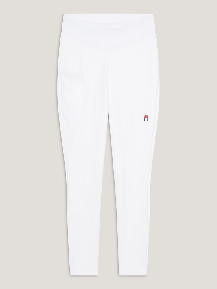 Tommy Hilfiger Equestrian Elmira All-Year Full Grip Leggings TH OPTIC WHITE