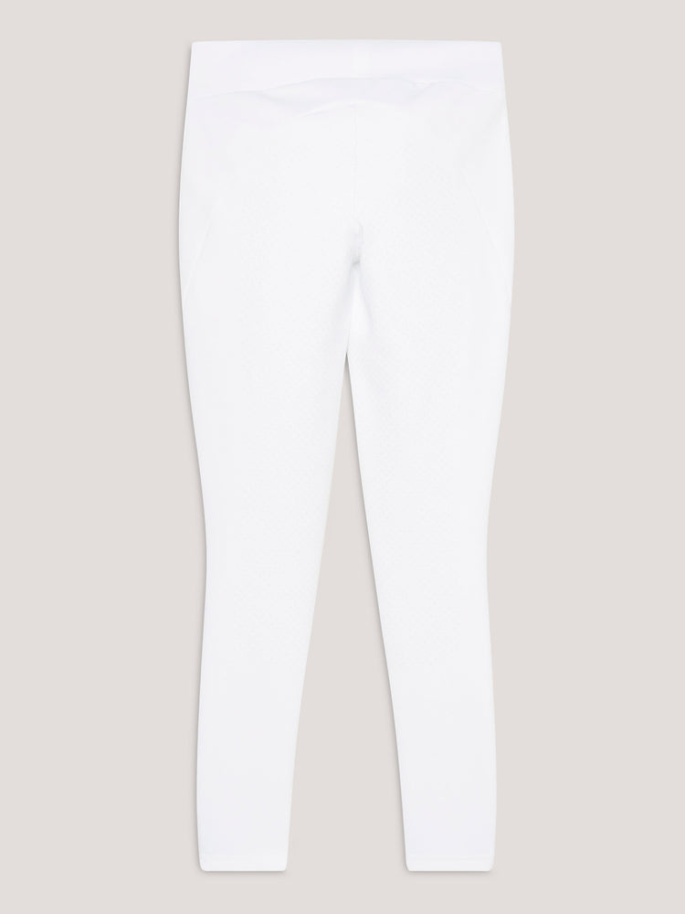 Tommy Hilfiger Equestrian Elmira All-Year Full Grip Leggings TH OPTIC WHITE