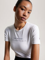 Tommy Hilfiger Equestrian Brooklyn Short Sleeve Graphic T-Shirt TH OPTIC WHITE