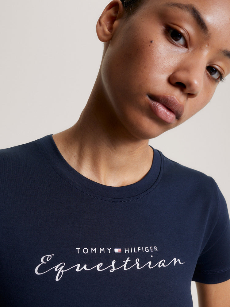 Tommy Hilfiger Equestrian Brooklyn Short Sleeve Graphic T-Shirt DESERT SKY
