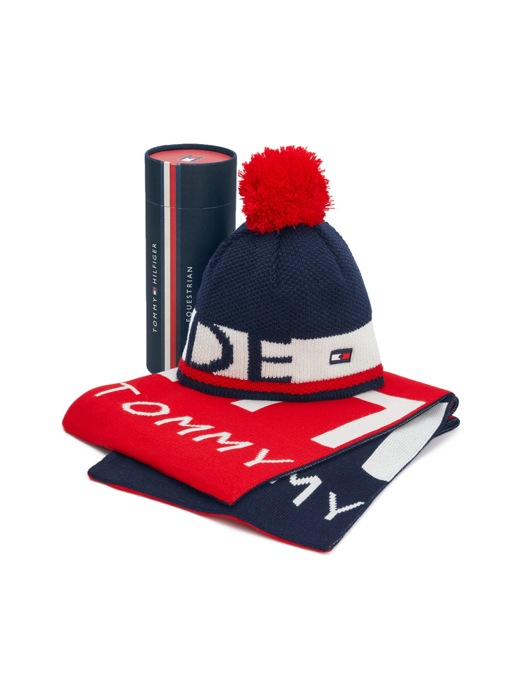Tommy Hilfiger AW22 Ride Pom Pom Beanie