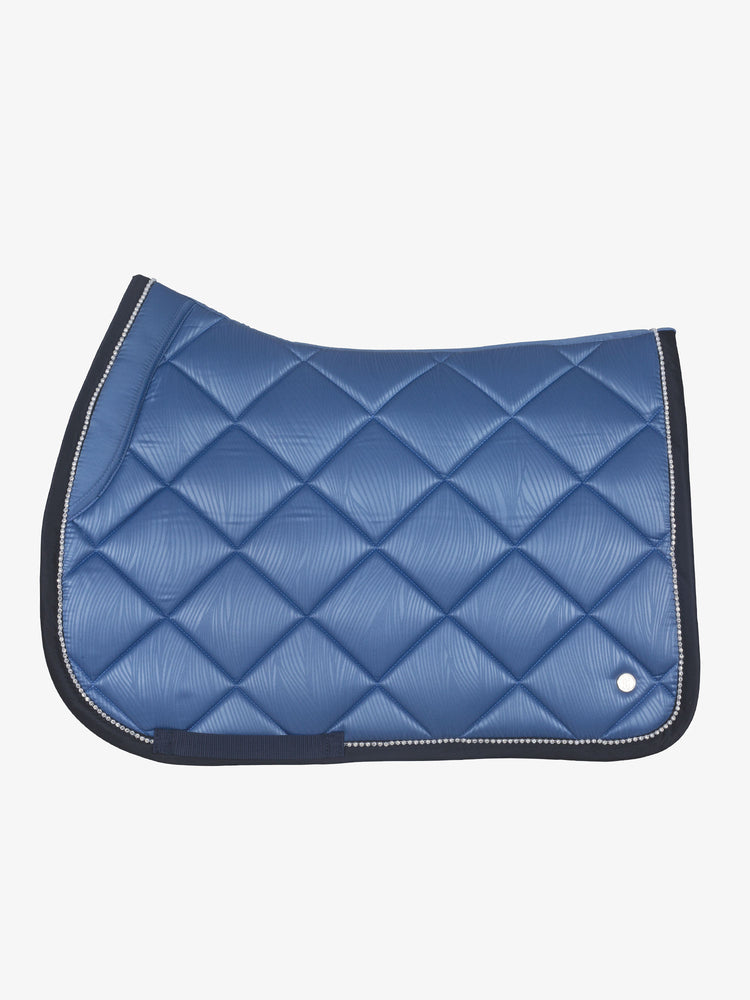 PS OF Sweden SS22 Wave Jump Saddle-pad - Blue Horizon