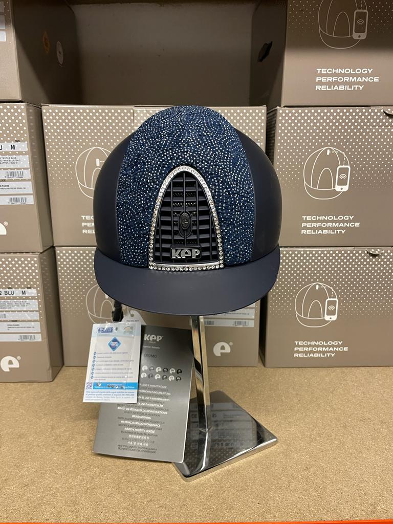 KEP Helmet Cromo 2.0 Textile Sparkling - Blue