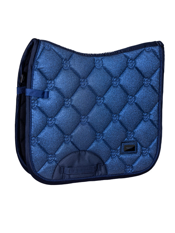 Equestrian Stockholm Blue Meadow Glimmer Saddle-pad