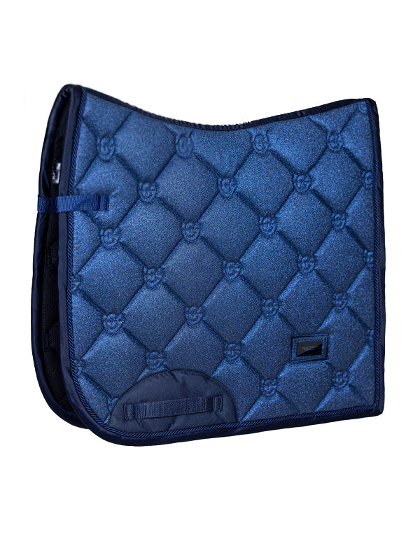 Equestrian Stockholm Blue Meadow Glimmer Saddle-pad