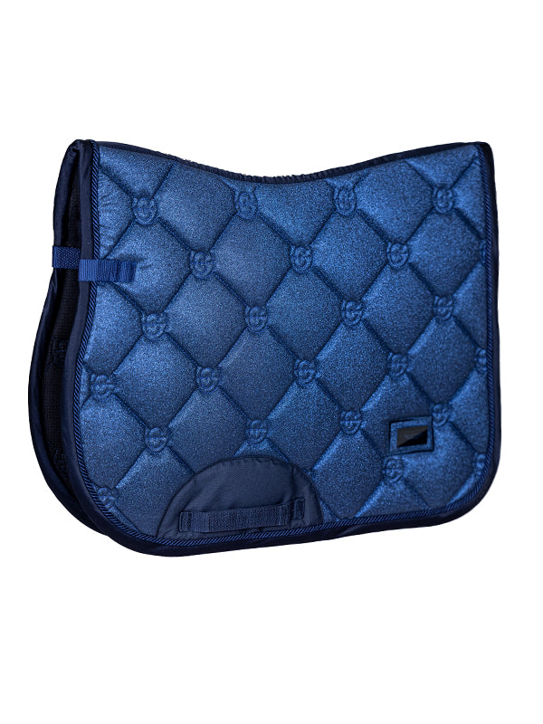 Equestrian Stockholm Blue Meadow Glimmer Saddle-pad
