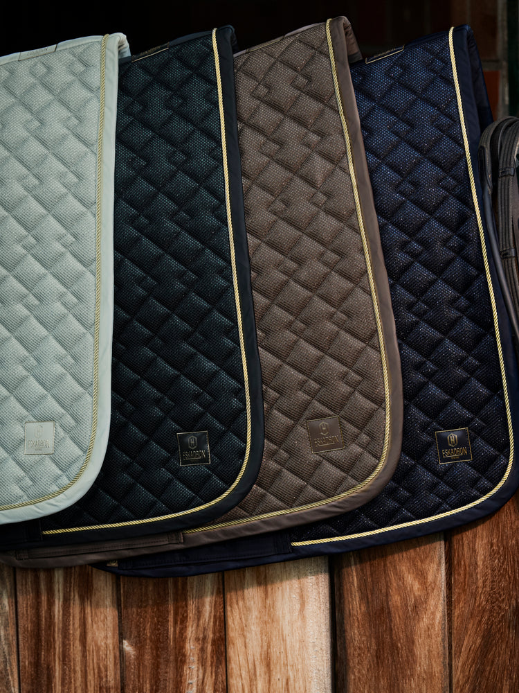 Eskadron Heritage AW21 Glitter Mesh Saddle-pad - Navy