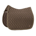 Eskadron Heritage AW21 Glitter Mesh Saddle-pad - Plaza Taupe