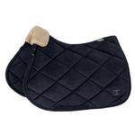 Eskadron Platinum Velvet Saddle-Pad Navy 22/23