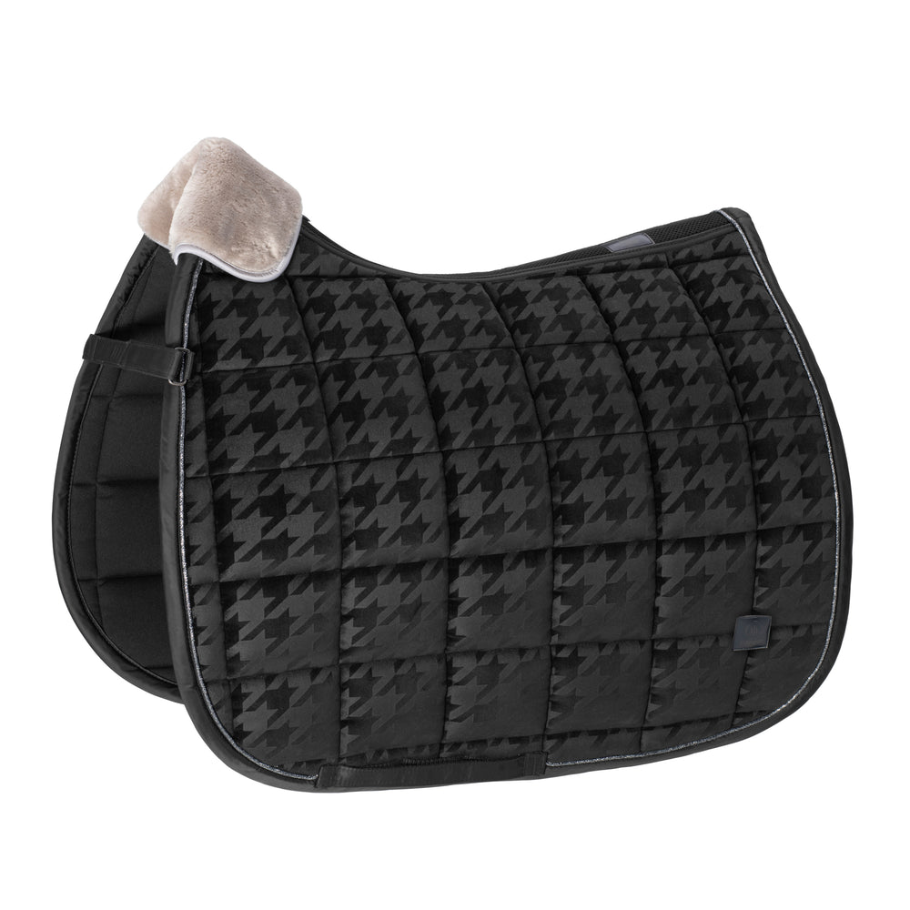 Eskadron Essence AW22 Velvet Saddle-pad Black