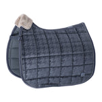 Eskadron Essence AW22 Velvet Saddle-pad Dove Blue