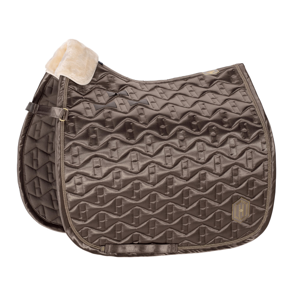 Eskadron Heritage AW21 Satin Saddle-pad - Plaza Taupe