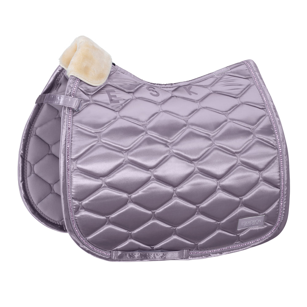 Eskadron Classic SS22 Satin Crystal Saddle-pad Silk Purple