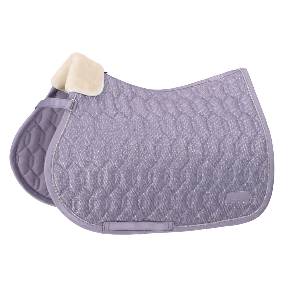 Eskadron Classic SS22 Glitter Mesh Saddle-pad - Silk Purple