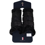 Kingsland Norry Faux Edge Glitter Brushing Boots - Black