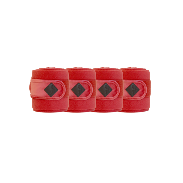 Kentucky Velvet Polar Fleece Bandages - Red