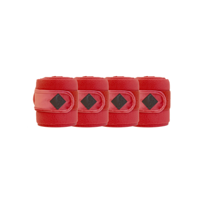 Kentucky Velvet Polar Fleece Bandages - Red