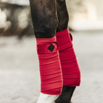 Kentucky Velvet Polar Fleece Bandages - Red
